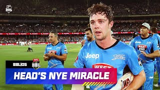 Travis Head Hits 101 off 54 In New Years Eve Classic  BBL05 [upl. by Kcirdneh]