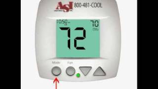 Thermostat Model 1050  System Operation [upl. by Artemla313]