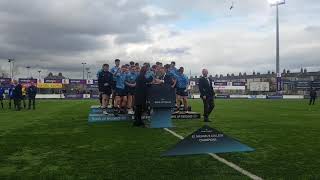 St Michaels College lift the Bank of Ireland Leinster Schools Junior Cup [upl. by Tacye]