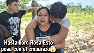 Rosa habla sobre lo que esta pasando en su embarazo rompe en llanto frente a todosJucho la abrazo😭 [upl. by Iris868]