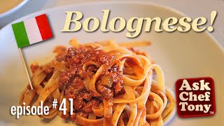 Bolognese Sauce Recipe How to Make this Famous Italian Meat Ragu  Chef Tonys Authentic Technique [upl. by Zurheide997]