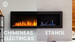 Chimeneas Eléctricas vs Chimeneas de Etanol Diferencias Principales [upl. by Goldy]