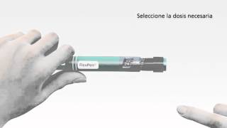 FlexPen Quick guide  Tercera parte  La inyección [upl. by Hnah]