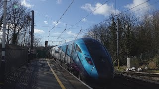 TransPennine Express Nova 1 leaves Durham 26220 [upl. by Enelyaj]