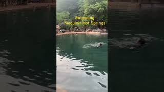 SWIMMING Maquinit Hot Springs shortvideo shortsfeed coronpalawan vacation [upl. by Kamilah]