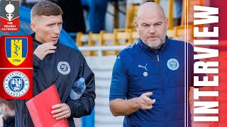 Neil Reynolds Reaction  Stocksbridge Park Steels vs Warrington Rylands  FA Trophy [upl. by Spragens]