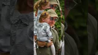 Princess Lilibet Diana with Dad Harry parade Montecito July 42023 👑💞 [upl. by Ynavoeg]