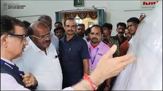 Union Minister Shri HD Kumaraswamy visited HMT Factory in Jalahalli Bangalore [upl. by Peppi]