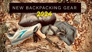 NEW BACKPACKING GEAR FOR 2024 gear [upl. by Ellekcir]