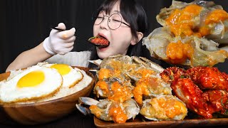 알이 한 가득 간장게장 양념게장 밥도둑 먹방🦀RAW MARINATED CRAB MUKBANG ASMR [upl. by Notsej]