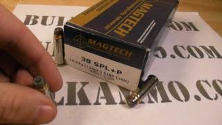 38 Special  Magtech  158 Gr P JHP Ammo Test [upl. by Jarus]