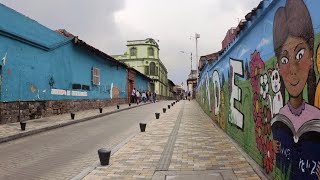 4K WALK AROUND BOGOTA COLOMBIA 🇨🇴 [upl. by Airetnuhs67]