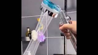 Propeller Shower Head Bathroom Turbo Fan Showershortsvideotrendingdeliverynow [upl. by Ennaeel]