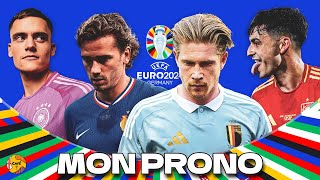 PRONO EURO 24 🤔 France Angleterre Allemagne favoris  La Belgique a du potentiel 👀 Des surprises [upl. by Munroe]