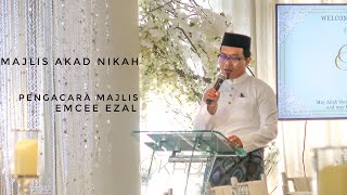 Emcee Ezal  Perarakan Dulang Mas Kahwin serta Bakal Pengantin Lelaki amp Perempuan [upl. by Frost]