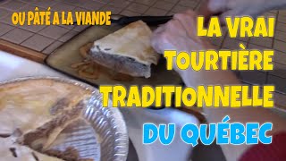 LE TRADITIONNELLE PÂTÉ DE VIANDE OU TOURTIERE DE MÉNAGE DU QUÉBEC RECETTE FAMILLIALE 🙂 [upl. by Naillig]