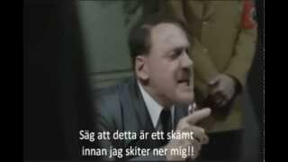 Hitler reagerar på bragden i Berlin SverigeTyskland 44 [upl. by Ashly]