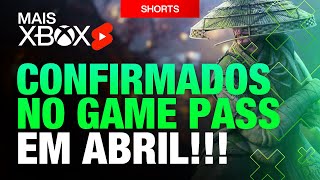 JOGOS CONFIRMADOS para o GAME PASS em ABRIL 2022 no seu XBOX ONE e SERIES [upl. by Harraf]