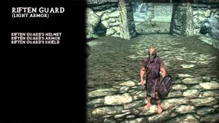 ★ Skyrim ALL Light Armors HD [upl. by Enelahs]