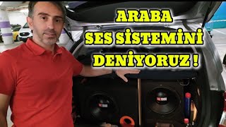 ARABA SES SİSTEMİNİ DENİYORUZ [upl. by Pihc]