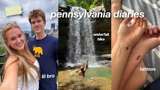 trip to pennsylvania VLOG  visiting my brother for the week [upl. by Acinot586]