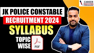 Jkp Constable  Full Syllabus  Jkp Constable 2024 recruitment [upl. by Anelrats]