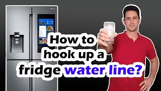 How to hook up a fridge waterice maker [upl. by Theodore427]