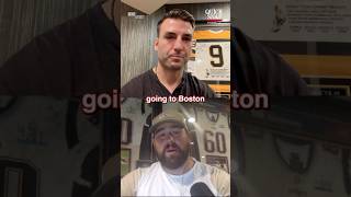 Patrice Bergeron on coming to Boston 😤 [upl. by Annahgiel]