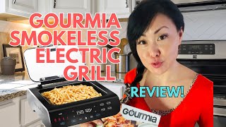 Gourmia Smokeless Grill  Review 2024 [upl. by Atiruam745]