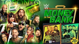 WWE Money Inthe Bank 2024 Match Card Winner Predictions  MITB 2024 Match Card amp Results Predictions [upl. by Ahsiekal]