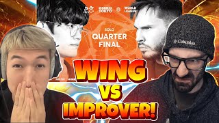 Reacting to WING 🇰🇷 vs IMPROVER 🇷🇺  GBB23 SOLO 14 FINAL  with duncanloops [upl. by Jalbert]