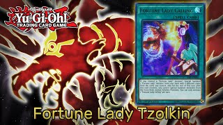 YuGiOh Fortune Lady Tzolkin Synchro Spam Deck Replay Video EdoPRO [upl. by Shanie425]