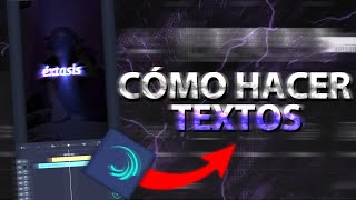 Cómo hacer TEXTOS estilo 𝘼𝙀 para tus EDITS en ALIGHTMOTION FÁCIL Y BIEN EXPLICADO  PARTE 2 [upl. by Ashwin]