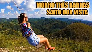 SALTO BOA VISTAMORRO 3 BARRAS  MAIOR CACHOEIRA DA REGIÃO DE CURITIBA  trilhas e balanças Vlog [upl. by Kumler]