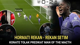 Kerendahan Hati quotIbrahima Konatequot Tolak Predikat Man Of The Match Demi RekanRekan Setim Dilaga FA👋 [upl. by Llevaj319]