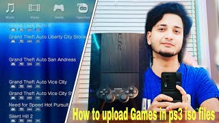 How To Upload Iso Games In PS3 With Mobile [upl. by Inobe]