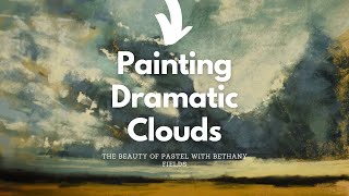 Dramatic Sky on Pastelmat  The Beauty of Pastel with Bethany Fields [upl. by Tandie]