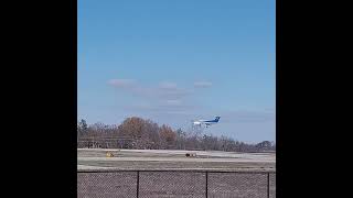 N882UP Gamma Aviation gusty landing LEX from CAE aviation planespotting lexington ky [upl. by Nayb]