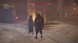 Assassins Creed Origins  One Bad Apple Find Shrine Of Whispers Assassinate Melitta Help Praxilla [upl. by Enitsyrhc387]