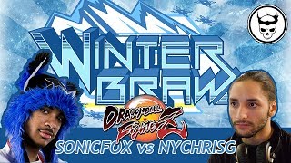 Winter Brawl 12  Dragon Ball FighterZ  Top 32  SonicFox vs NYChrisG 1080p60ps [upl. by Dnana]