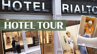 Hotel Rialto Barcelona Spain  Hotel Tour  Room Tour [upl. by Horwitz]