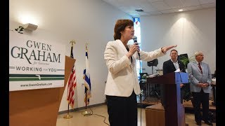 LIVE 83 Gwen Graham democratic candidate for Governor of Florida [upl. by Yddub]