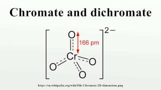 Chromate and dichromate [upl. by Yrakaz626]