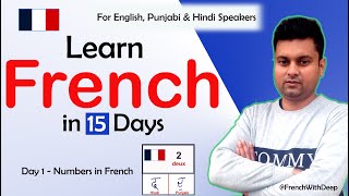 Learn French in 15 days Day 1  French Basics  French With Deep  For classes  919041120625 [upl. by Richter]