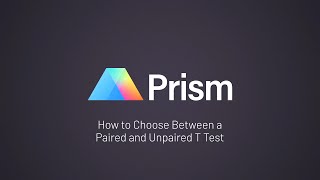 How to Choose Between a Paired and Unpaired T Test [upl. by Stoller428]