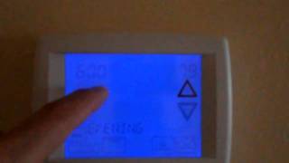 3 of 7 Basic Programming of Rheem 500 Series Comfort Control2 Thermostat [upl. by Aletha]