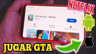 Como JUGAR GTA VICE CITY NETFLIX en CELULARES ANDROID y IPHONE 2024 ✅ [upl. by Namhar869]