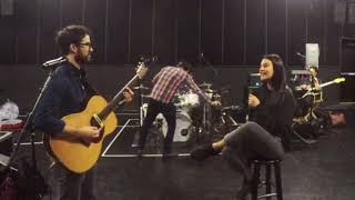 Lea Michele improvising Defying Gravity ft Darren Criss [upl. by Egbert585]