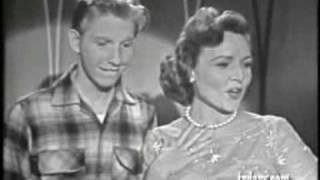 Betty White and Jimmy Boyd singing With A No That Sounds Like Yes [upl. by Haldan]