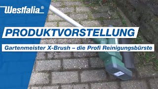 GartenMeister XBrush Profi Power Reinigungsbürste [upl. by Claudina]